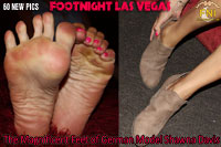 Shawna's size 10 feet at Footnight Las Vegas